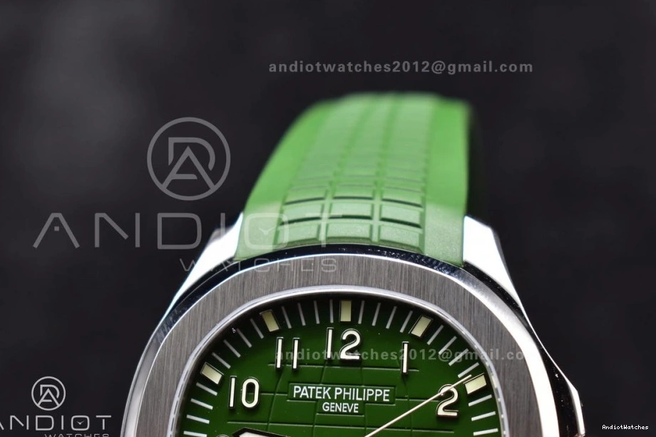 ZF Strap Dial 5168G 324CS Green Aquanaut Rubber 1:1 42mm On Best Edition Green 514 NewStyle SS 1026